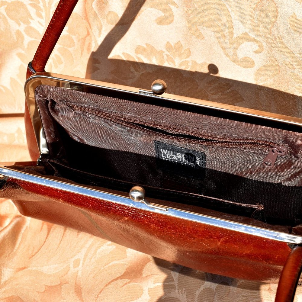 Mini leather hobo